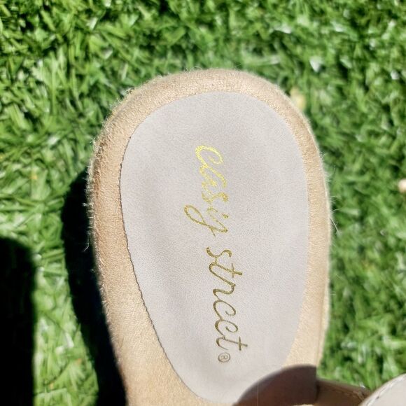 Women's Easy Street daisy wedge heel sandals - Picture 9 of 14